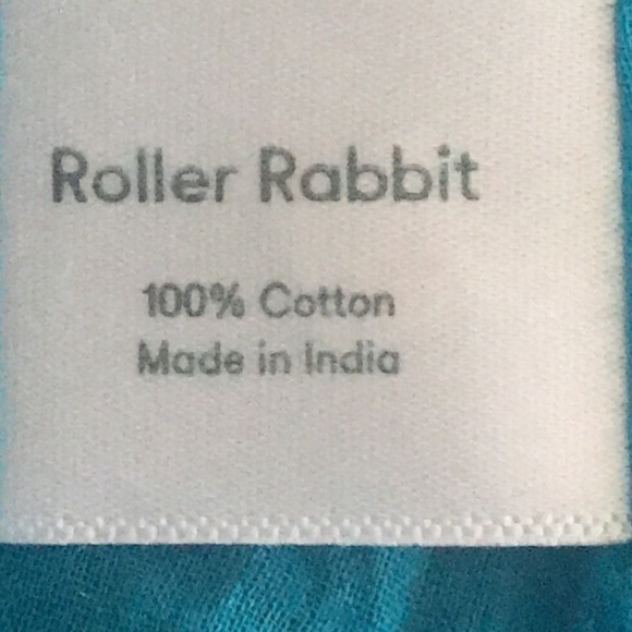 Roller Rabbit Woman’s Woman’s Size Small Dress Maxi Caftan Kaftan Embroidered - Picture 7 of 7